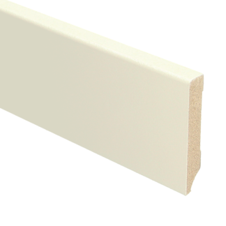 MDF Moderne plint 70x12 voorgelakt katoen