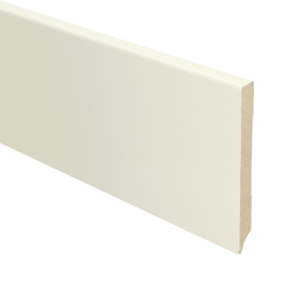 MDF Moderne plint 120x12 voorgelakt katoen