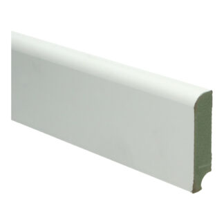 MDF Koloniale plint 76x18 wit voorgelakt RAL 9010