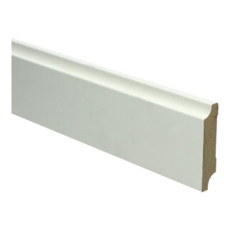 MDF Retro plint 70x15 wit voorgelakt RAL 9010