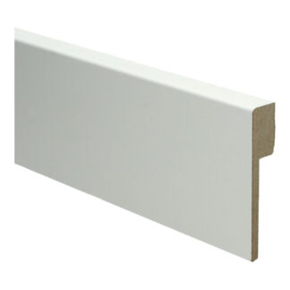 MDF Renovatieplint modern 90x18 voorgelakt RAL 9010