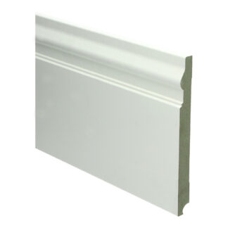 MDF Renaissance plint 190x18 wit voorgelakt RAL 9010