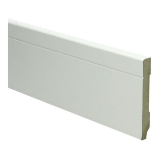 MDF Tijdloze plint 90x12 wit voorgelakt RAL 9010