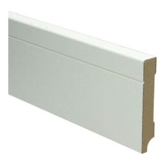 MDF Tijdloze plint 90x15 wit voorgelakt RAL 9010
