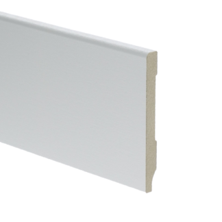 MDF Moderne plint 90x9 wit voorgelakt RAL 9010
