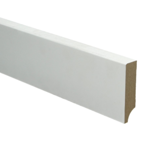MDF plint 90x15 V313 wit gegrond recht