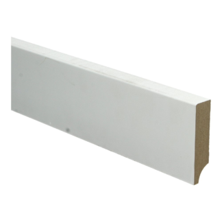 MDF plint 70x18 V313 wit gegrond recht