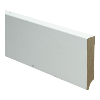 MDF plint 90x18 V313 wit gegrond recht