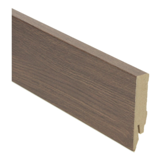 Plint Afwerklijst Met Plaks Vintage Eiken Donkervernist 70x14 mm