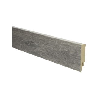 Plint Eiken Salmiak Grijs 70x14 mm