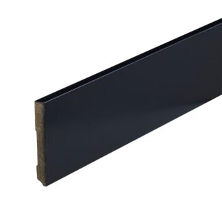 Gelakte Plint Amsterdam Zwart RAL 9005 90x12