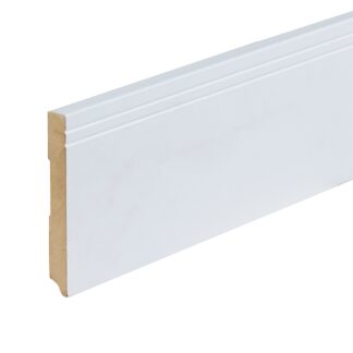 Folieplint Milaan Wit 120x15