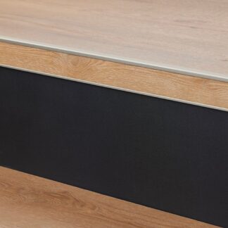 Stootbord PVC RAL 9005 Zwart Steenstructuur